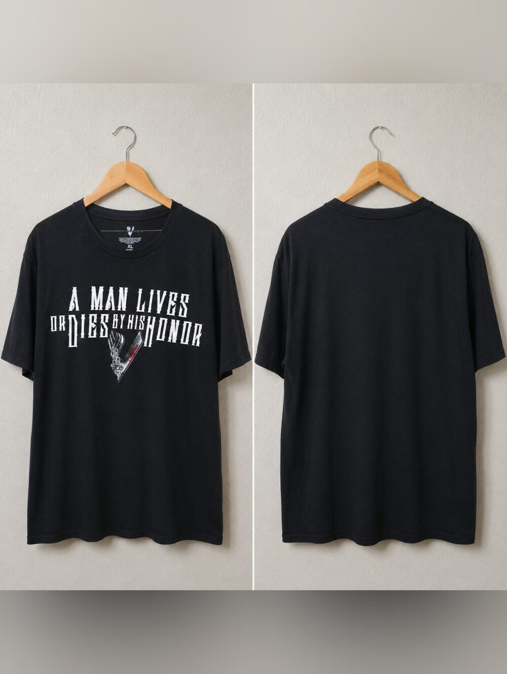 Viking Graphic T-Shirt — XL — EUC